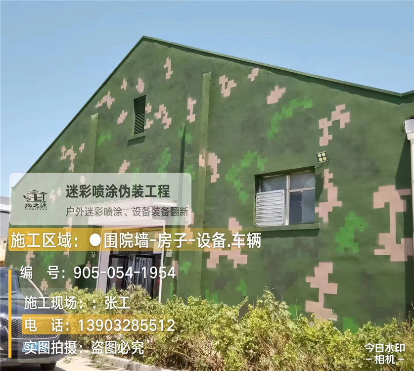 吉安外墙数码迷彩漆施工报价清单(100㎡标准墙面测算)